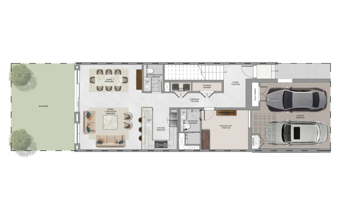 3 Bedroom floor plan
