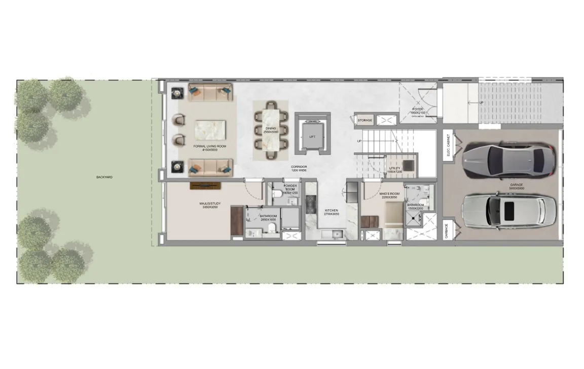 4 Bedroom floor plan
