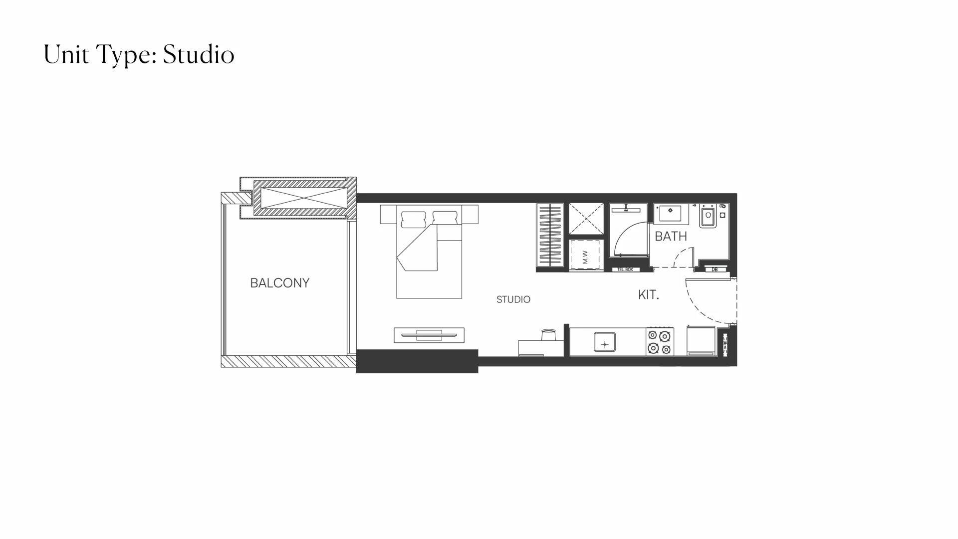 Studio floor plan