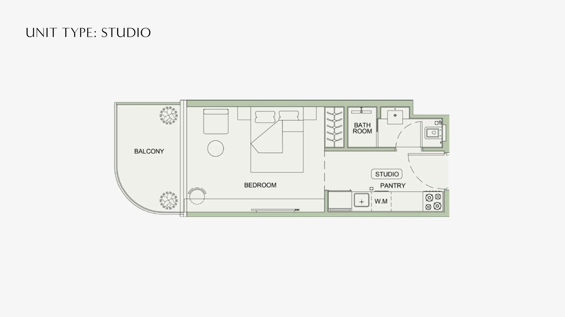 Studio floor plan