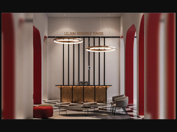 Lilium Tower JVT Dubai lobby reception