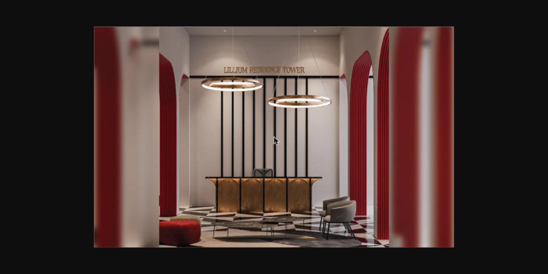 Lilium Tower JVT Dubai lobby reception