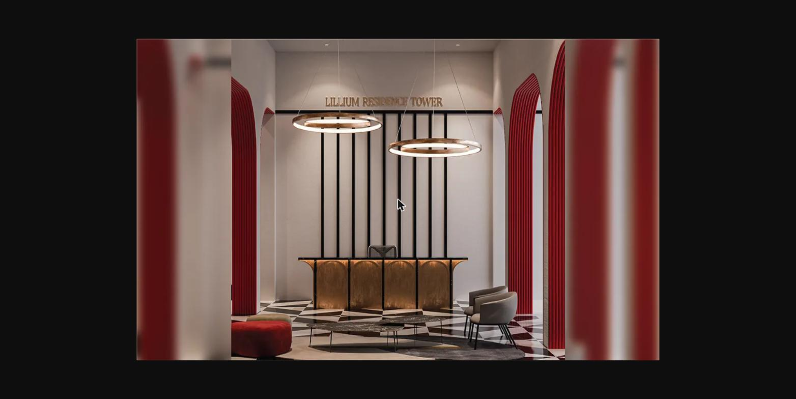Lilium Tower JVT Dubai lobby reception