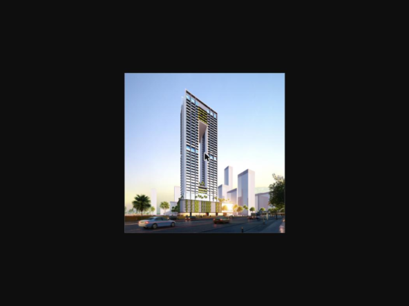 Sky Gate Tower exterior render, JVT Dubai by Tiger Properties